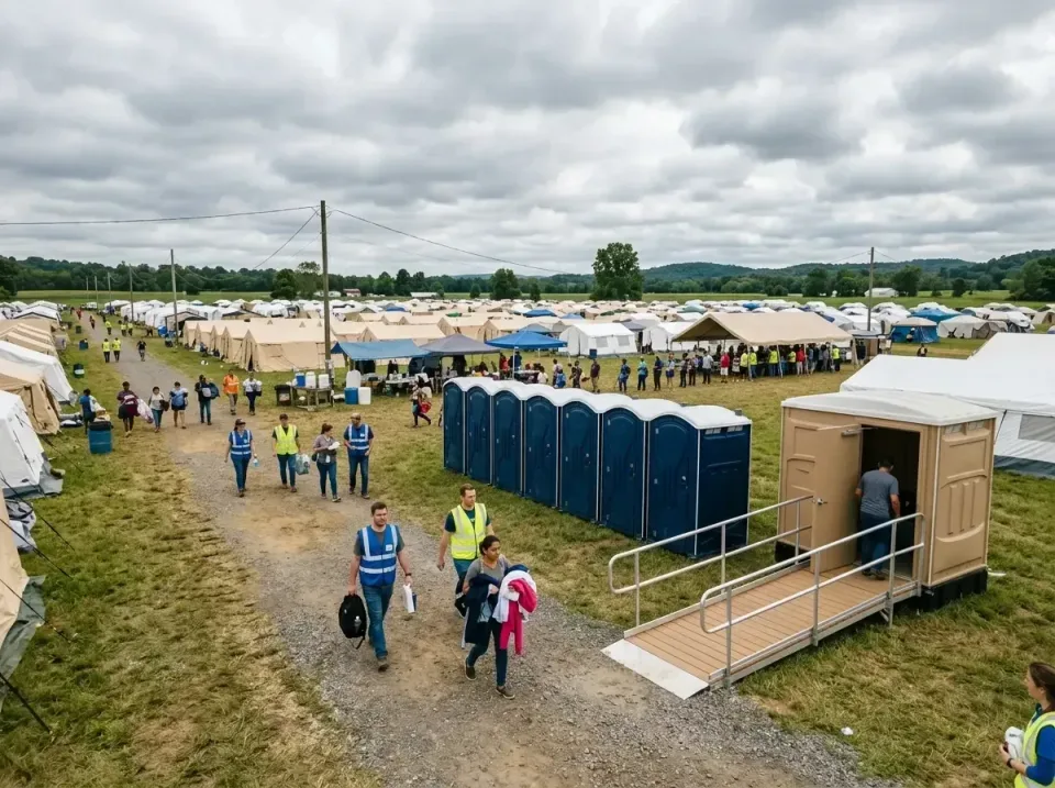 disaster-relief-camp-restrooms-010 — frequently asked questions, Dumpster & Portable Bathrooms Rental in Carnegie, PA